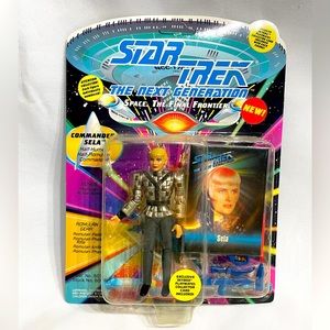 Vintage 1993 Playmates Star Trek Next Generation Commander Sela Action Figure